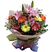 LİLYUMLU MEVSİM BUKETİ