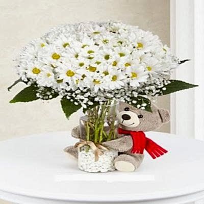 Papatyalı Vazo Arajmanı