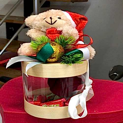 Ayıcıklı Gül ve Napolitan Kutusu