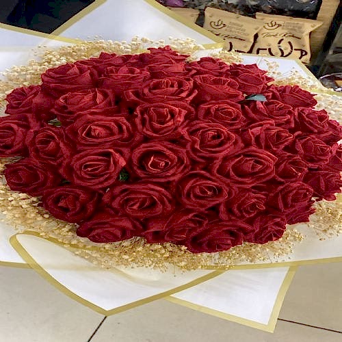 41 li Kadife Gül Buketi