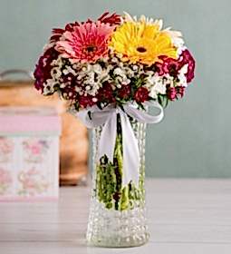 Aşkıma Renkli  Vazo