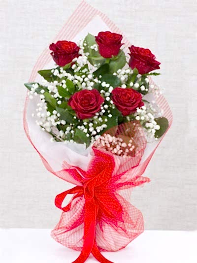 Kayseri Çiçek 5 Güllü Buket