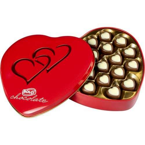 Kalp Kutuda Büyük Boy Çikolata